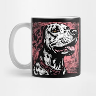 Retro Art Dalmatian dog Dog Lover Mug